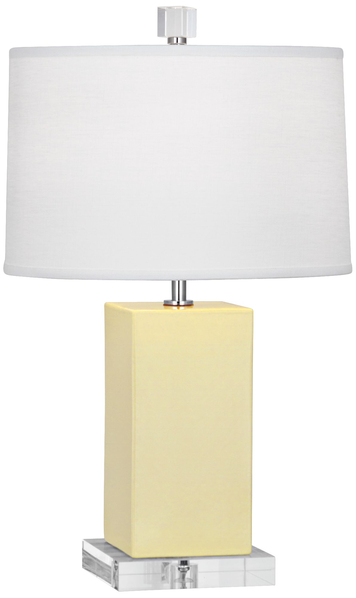 Robert Abbey Harvey Butter Glazed Ceramic Accent Lamp