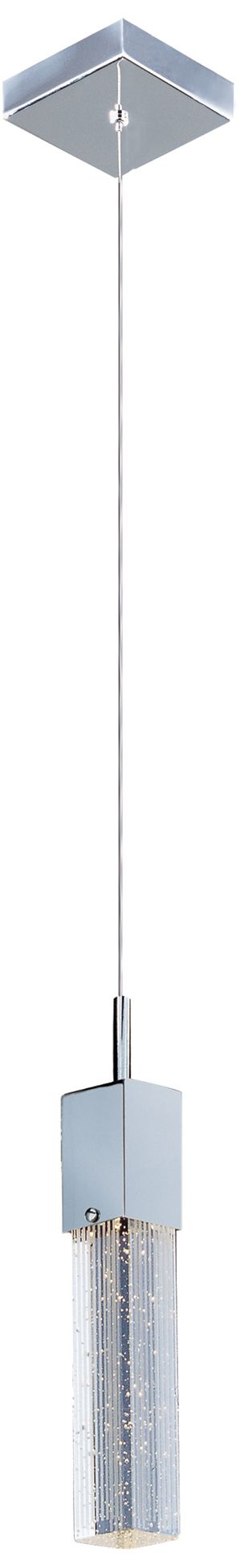 ET2 Fizz III 4 3/4"W Polished Chrome LED Mini Pendant Light