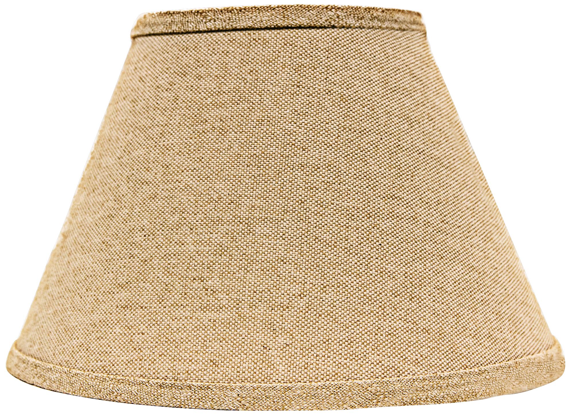Neutral Heavy Basket Empire Lamp Shade 6x12x8 (Spider)