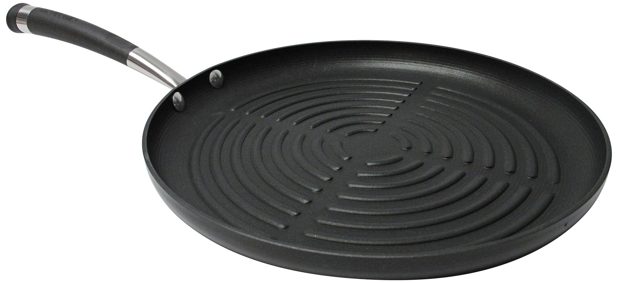Circulon Contempo Black Aluminum 12" Round Griddle