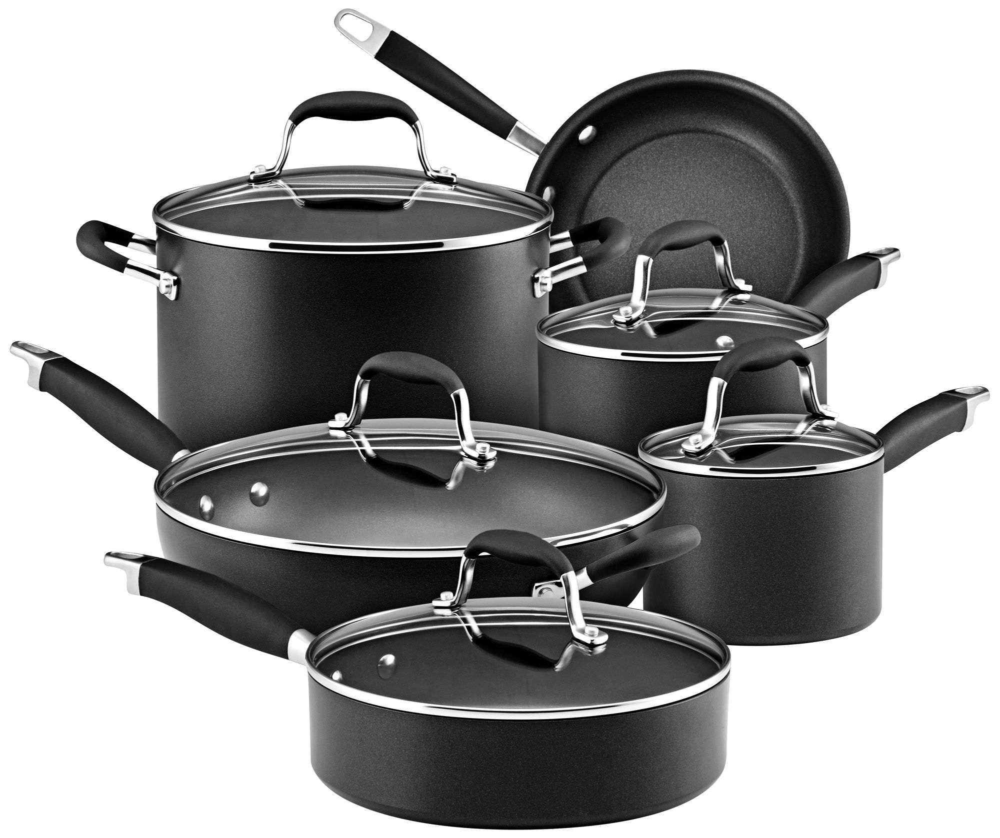 Anolon Advanced Black 11-Piece Cookware Set