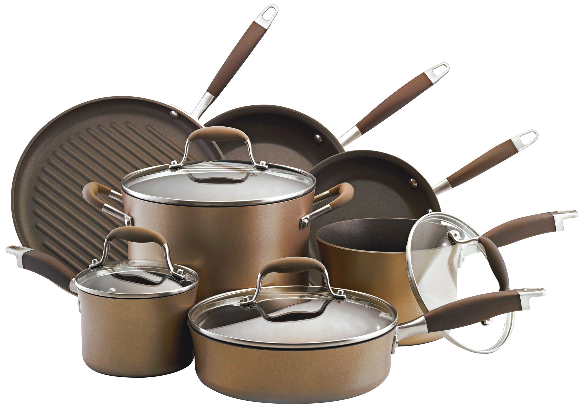 Anolon Advanced Bronze 11-Piece Cookware Set