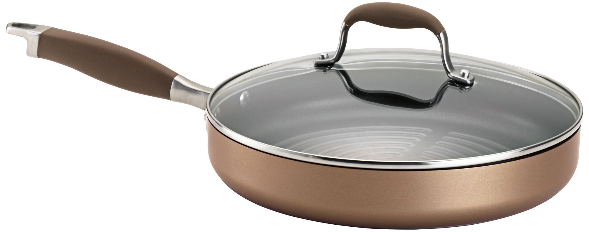 Anolon Advanced Bronze 11" Deep Round Grill Pan