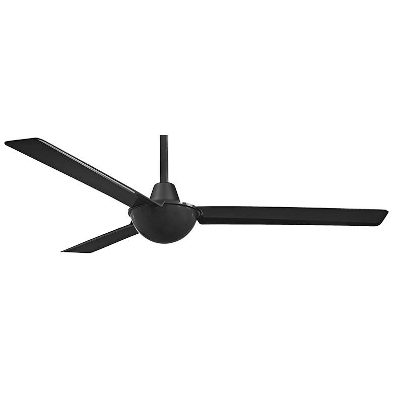 Image 2 52" Minka Aire Kewl Modern Black Ceiling Fan with Wall Control