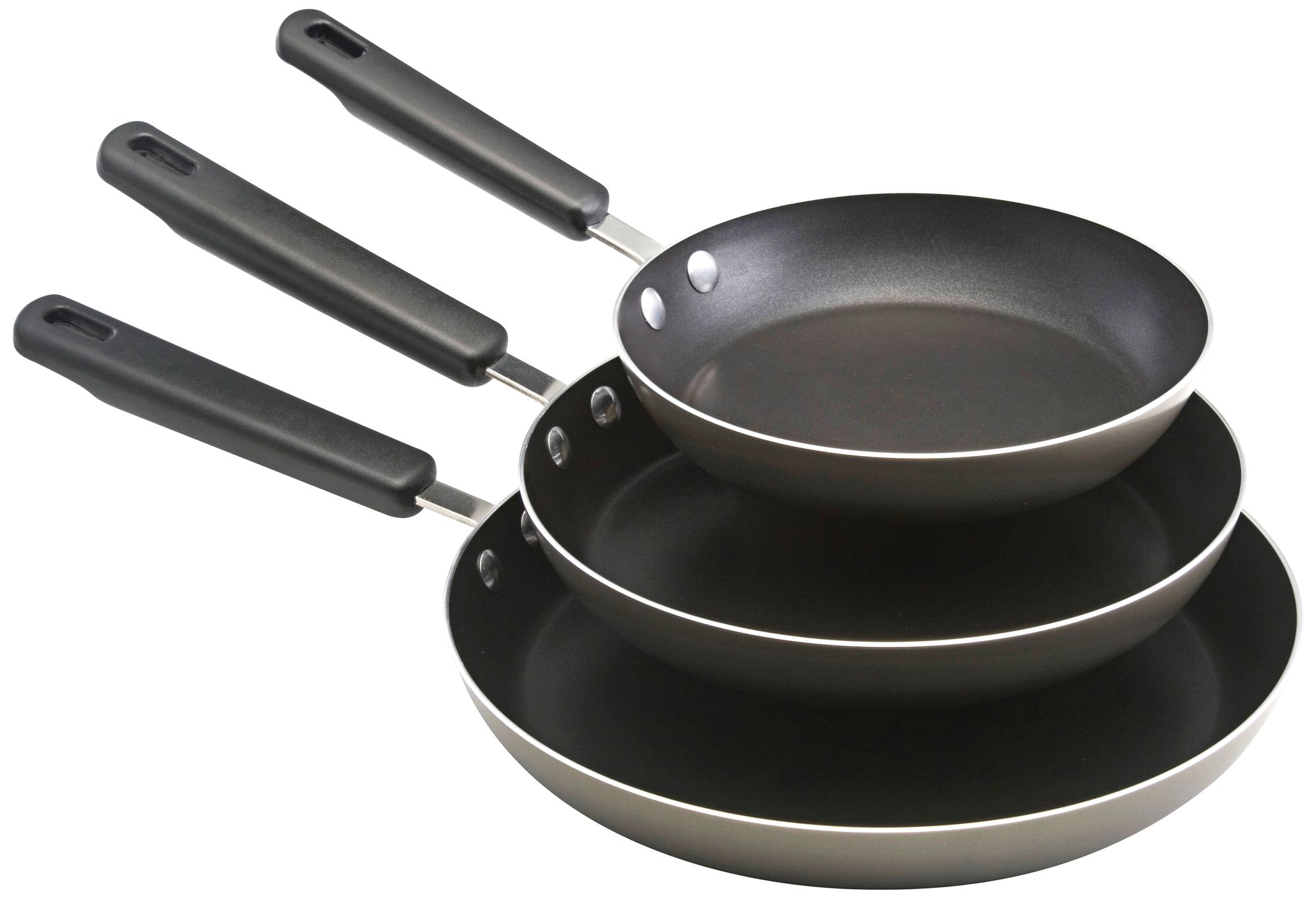 Farberware Nonstick Accessories Gray 3-Piece Skillet Set