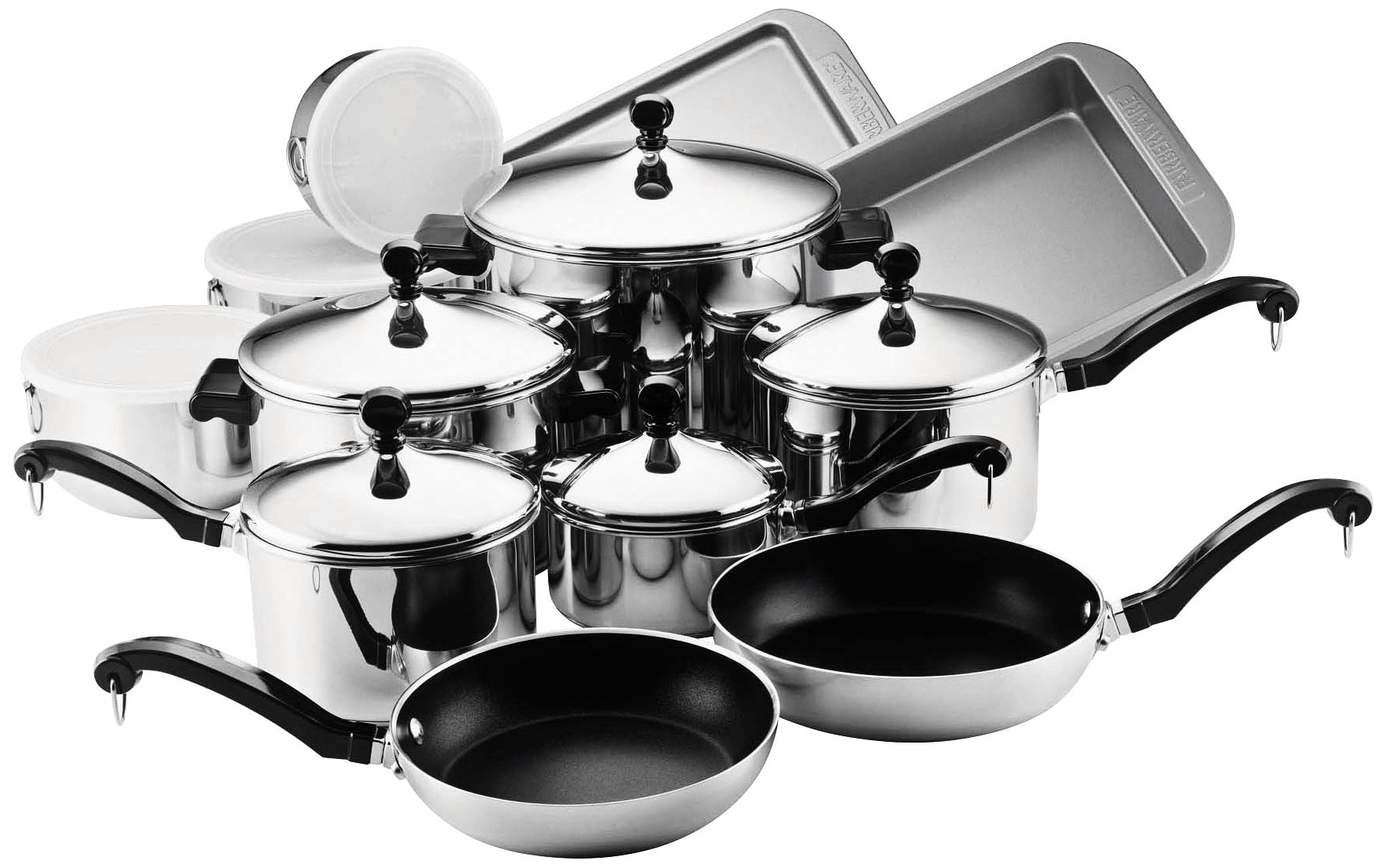 Farberware Stainless Steel 17-Piece Cookware Set