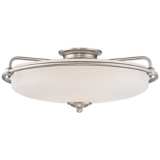 Quoizel Griffin Extra Large Nickel Floating Ceiling Light