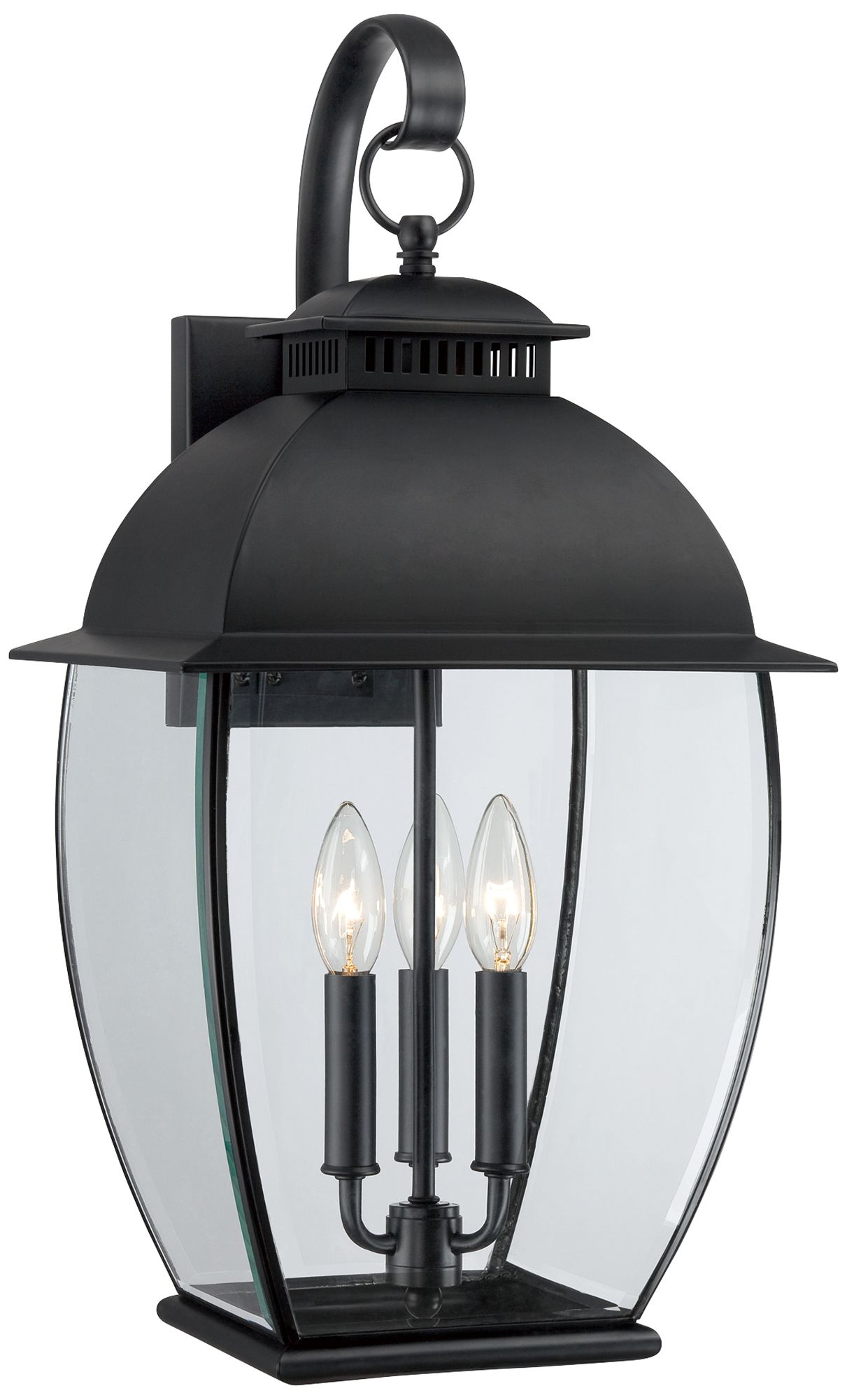 Quoizel Bain Mystic Black Large Outdoor Wall Lantern