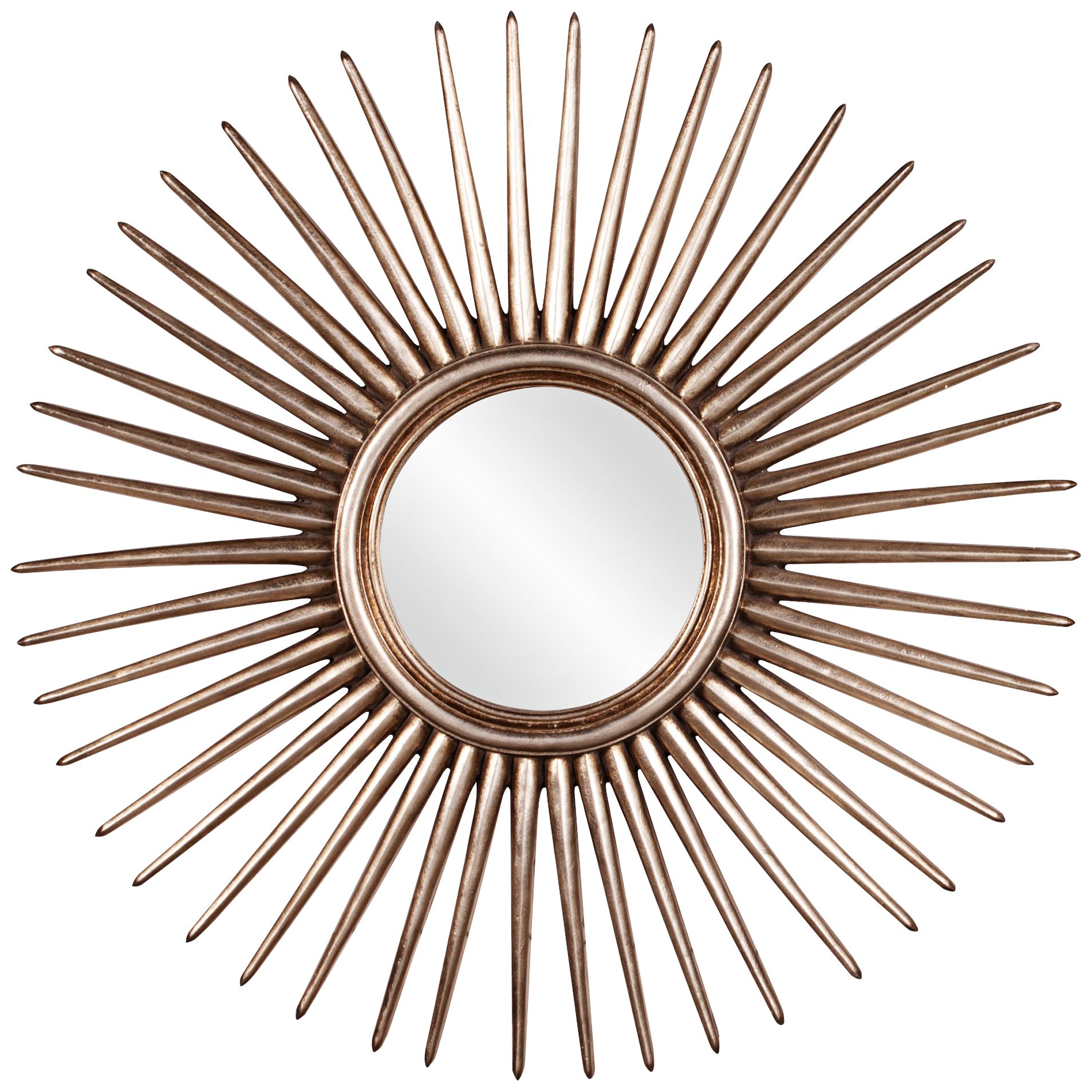 Howard Elliott Cascade 32" Sunburst Round Wall Mirror