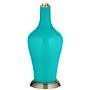 Turquoise Anya Designer Table Lamp by Color Plus