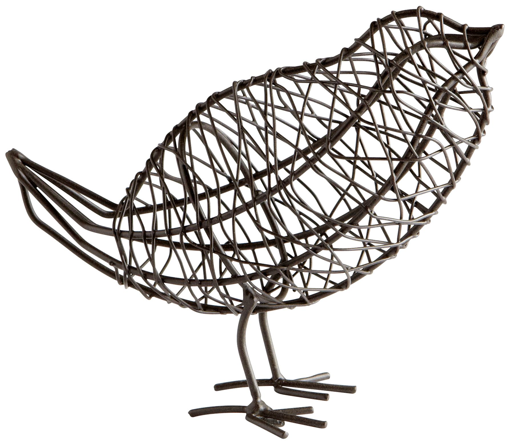 Large Wired Bird 6 1/2" Wide Sculpture by Cyan Design