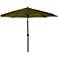 Khaki 9' Steel Market Umbrella