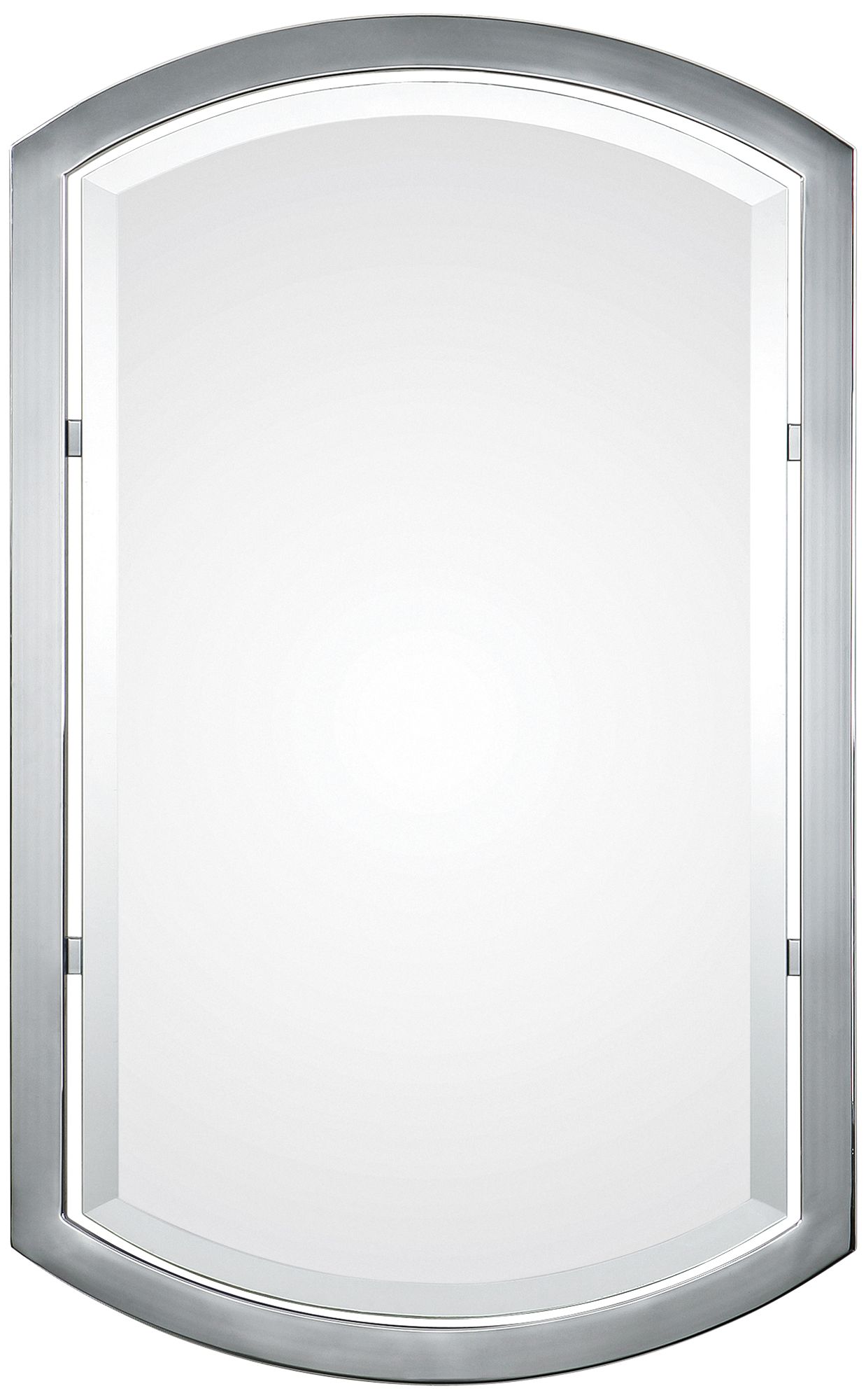 Uttermost Jacklyn Polished Chrome 23" x 37" Wall Mirror