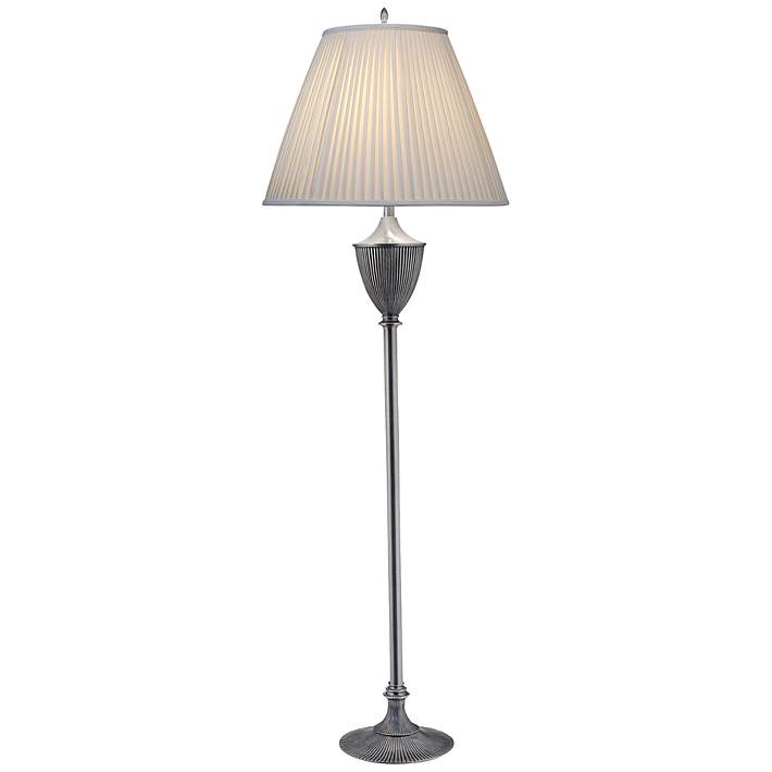 Stiffel Urn Style Pewter Traditional, Pewter Floor Lamp