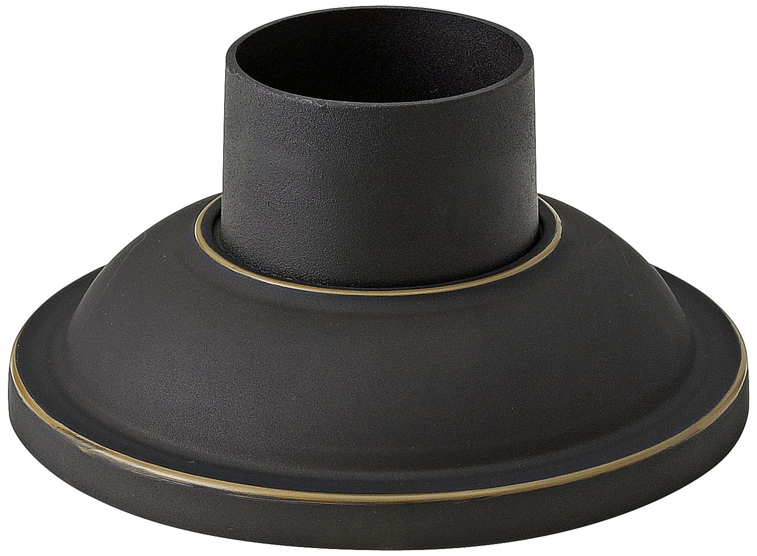 Pier Mount Fitter Base Smooth Oil-Rubbed Bronze Finish 