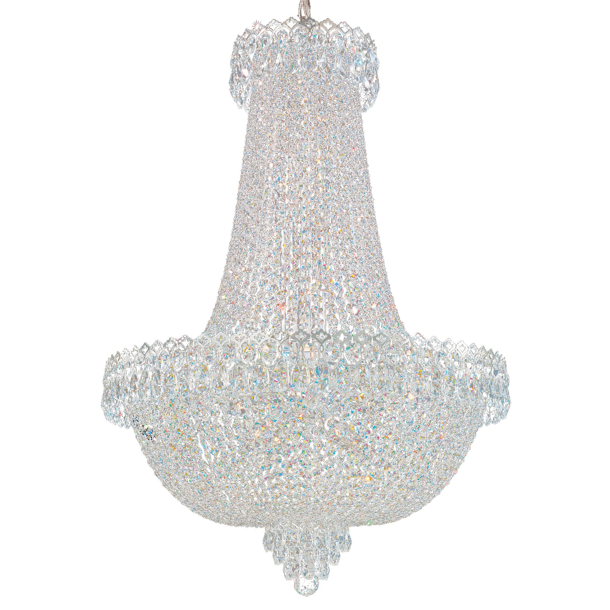 Schonbek Camelot Collection Silver Chandelier