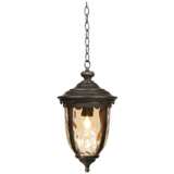 Bellagio Collection 18&quot; High Bronze Outdoor Hanging Light
