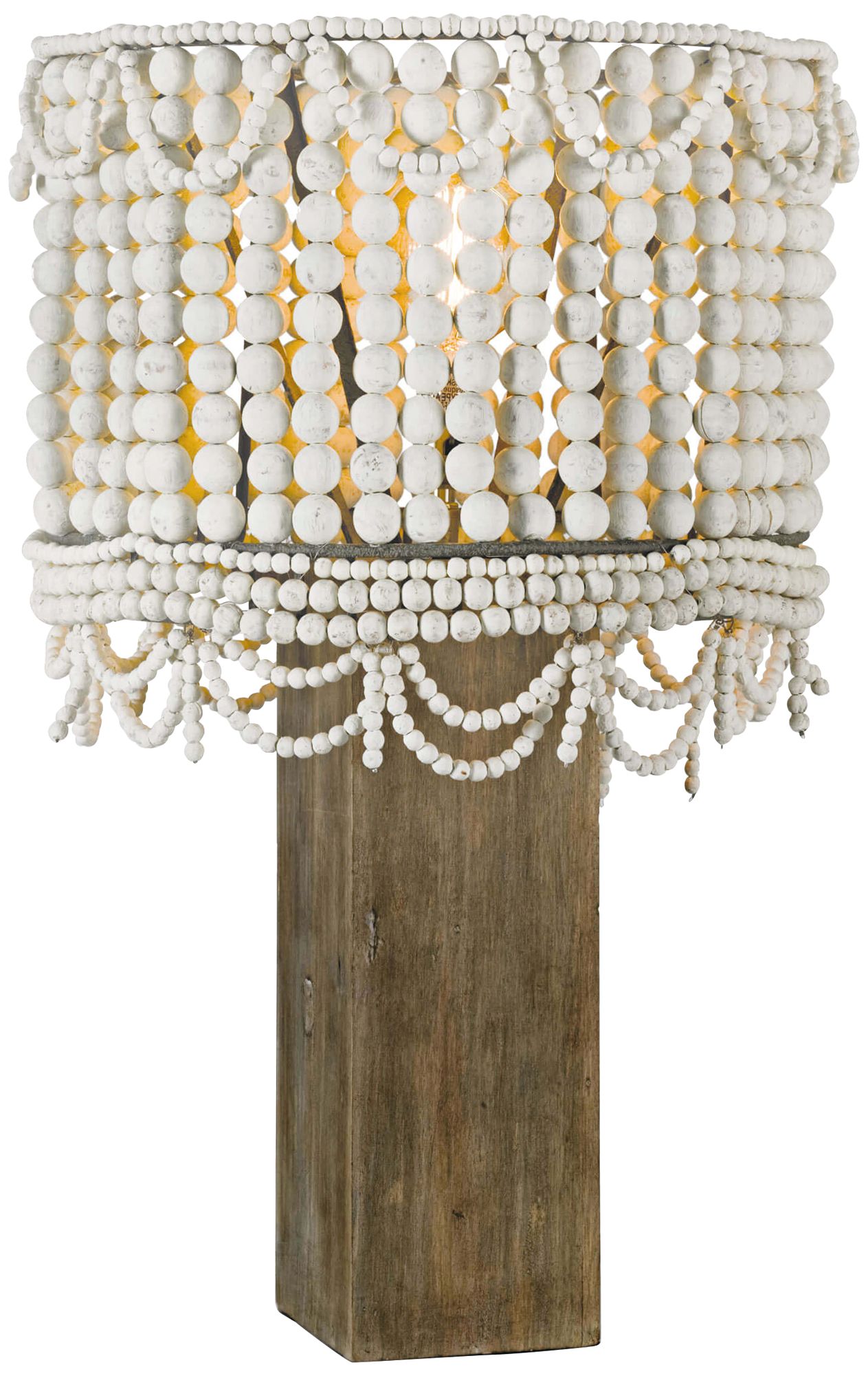 Regina Andrew Malibu Weathered White Table Lamp