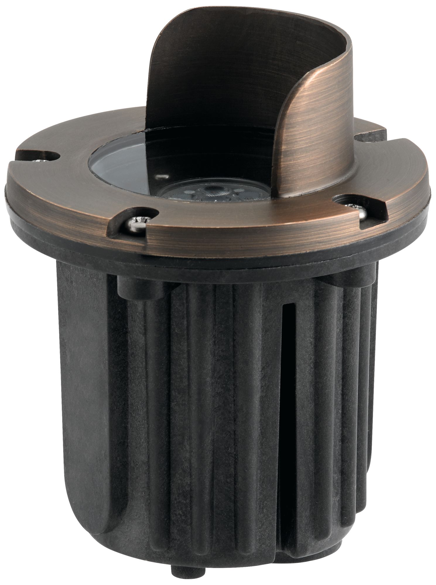 Rolph Centennial Brass In-Ground Well Light with Cowl