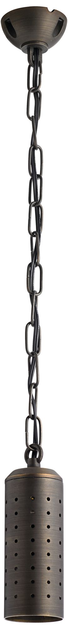 Aptos 5 3/4"H Brass Twinkler Outdoor Hanging Light