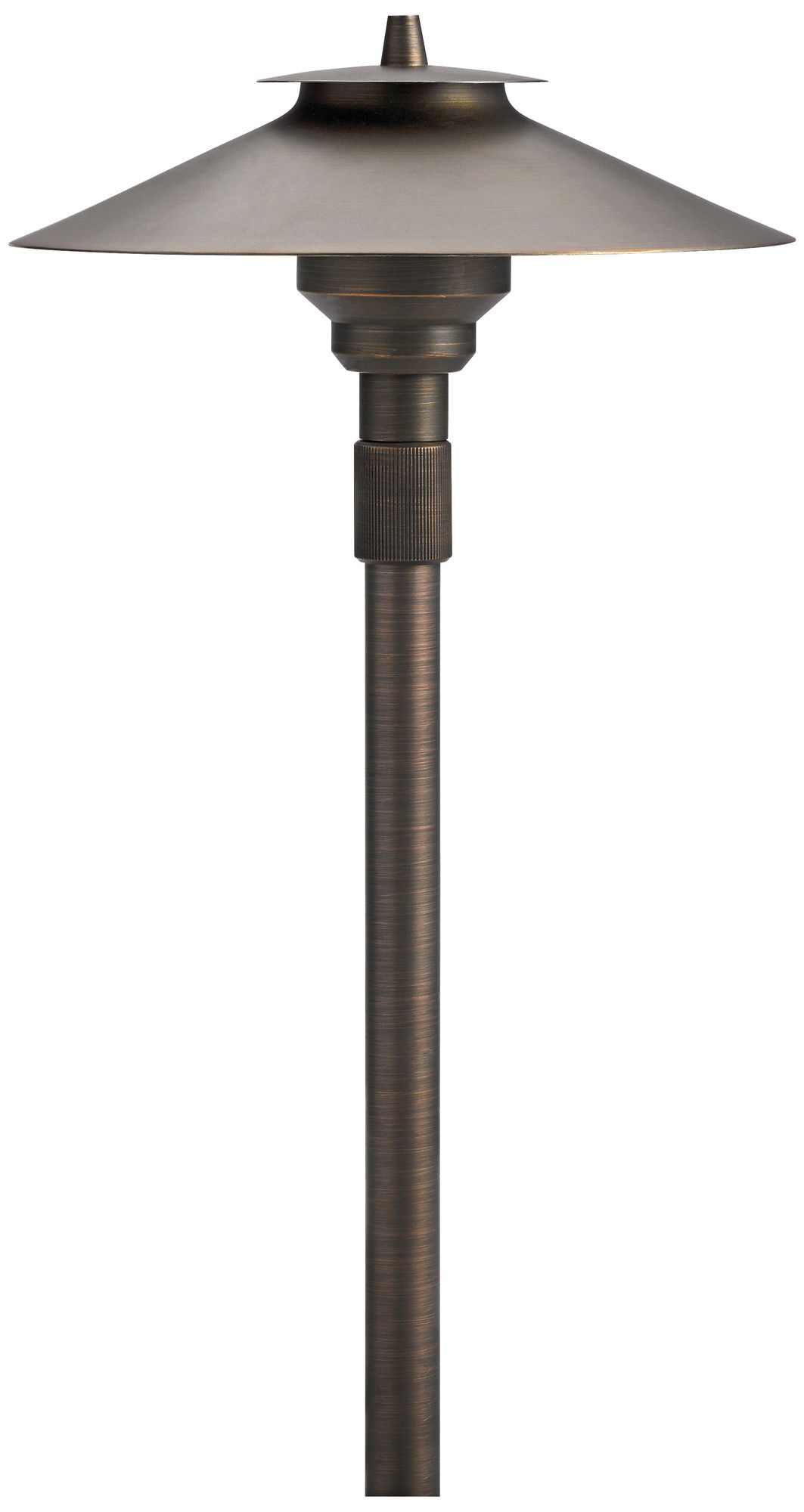 Rivas Centennial Brass Large Adjustable Landscape Path Light