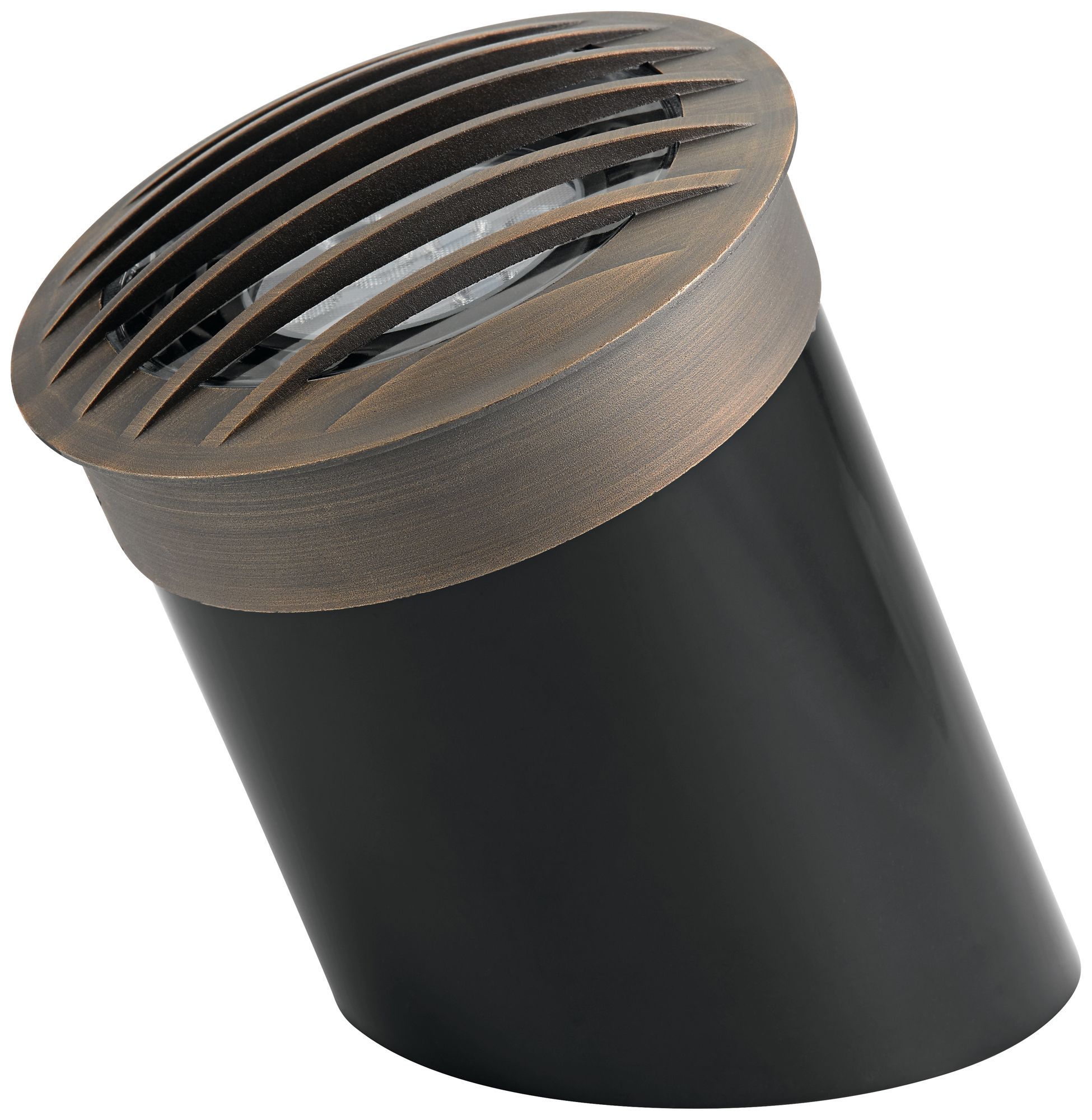 Kichler Alta Centennial Brass Rockguard In-Ground Well Light