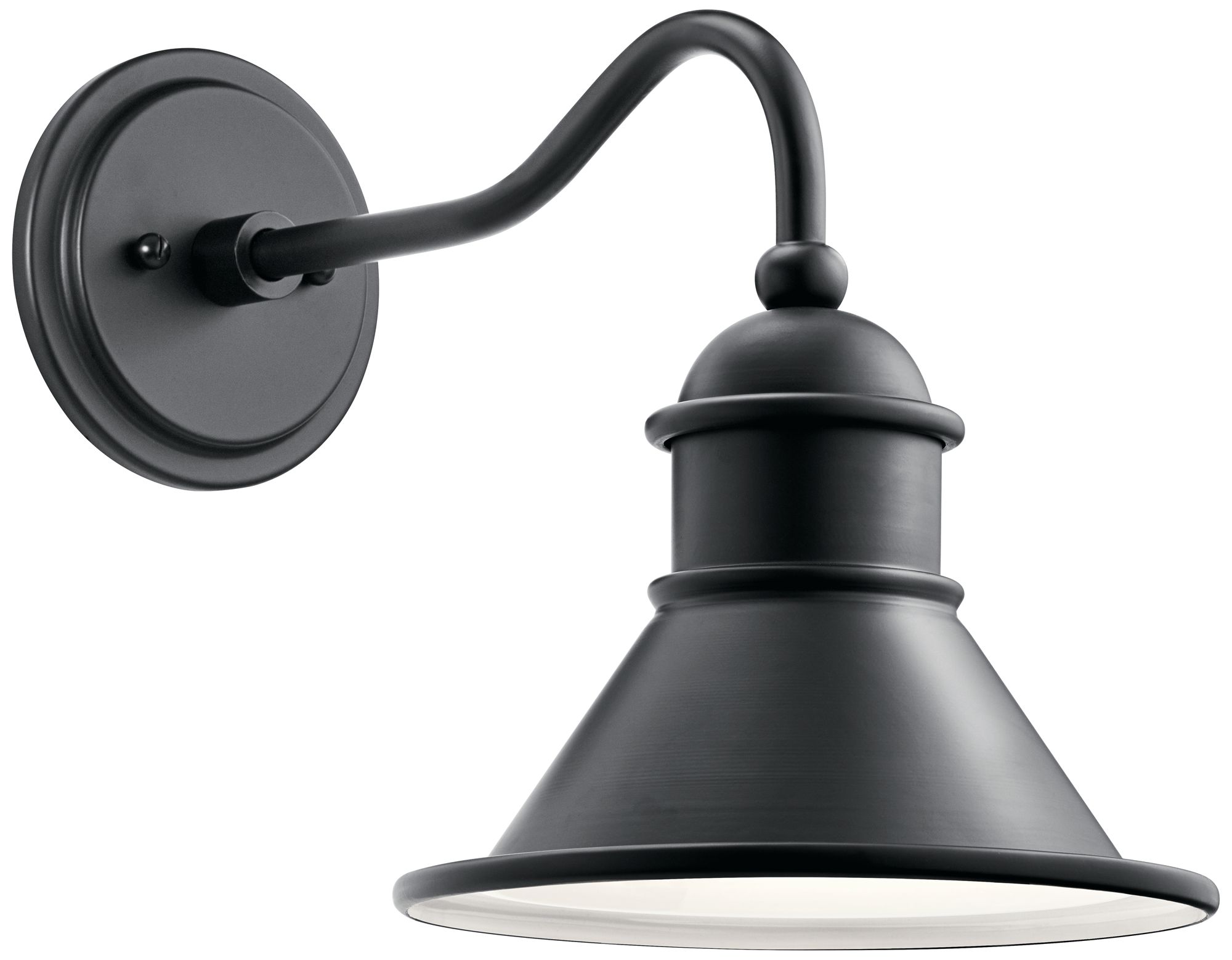 Kichler Northland 12" High Black Outdoor Wall Light