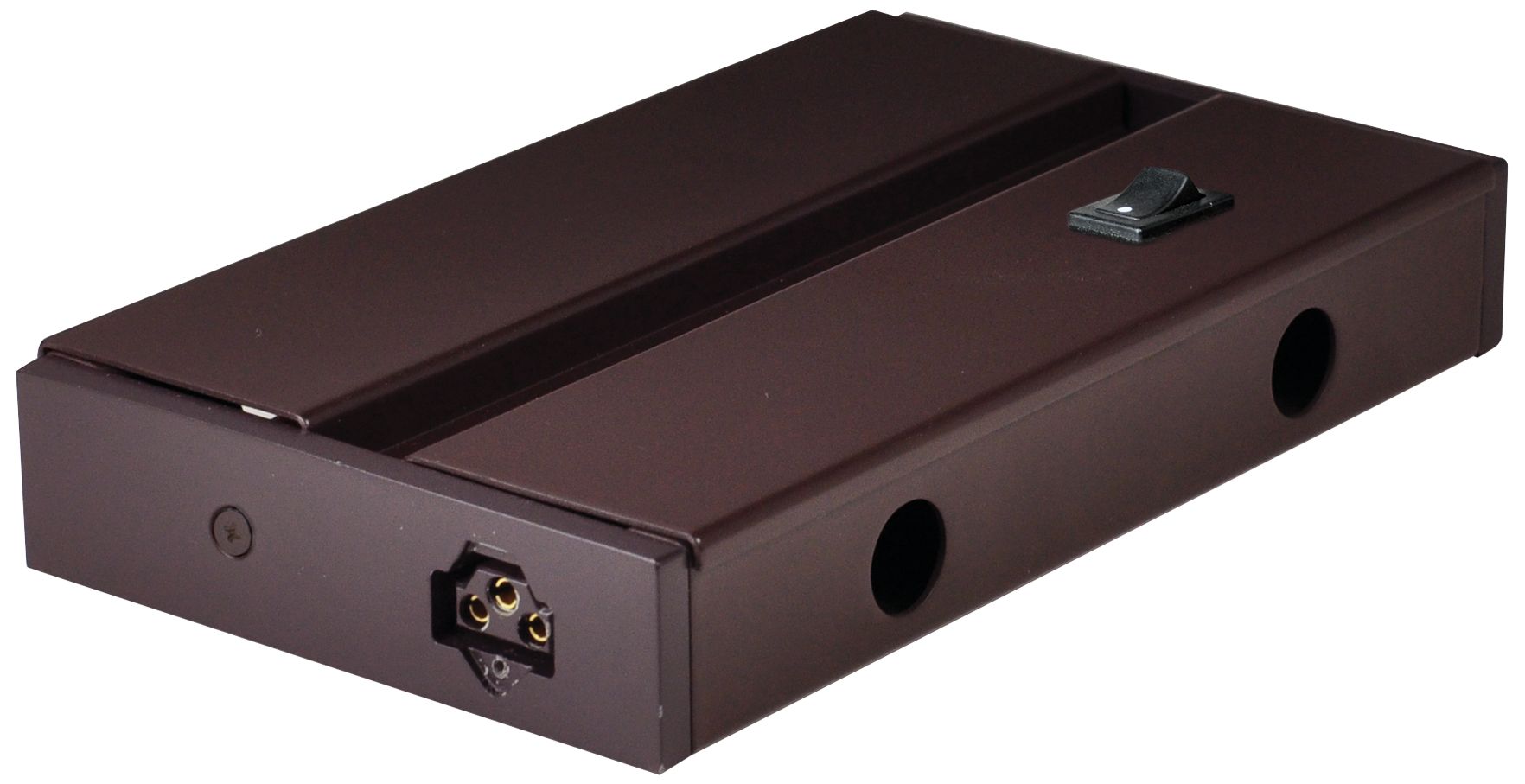 Nora Bravo Frost 6.25" Wide Bronze Junction Box 