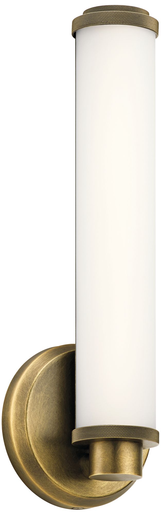 Kichler Indeco 14 1/2" High Natural Brass LED Wall Sconce