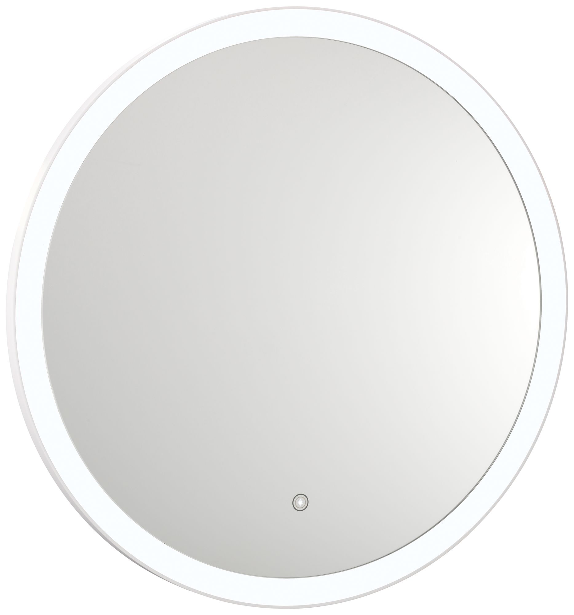 Grace Back-Lit Glass 31 1/2" Round 5500K LED Wall Mirror
