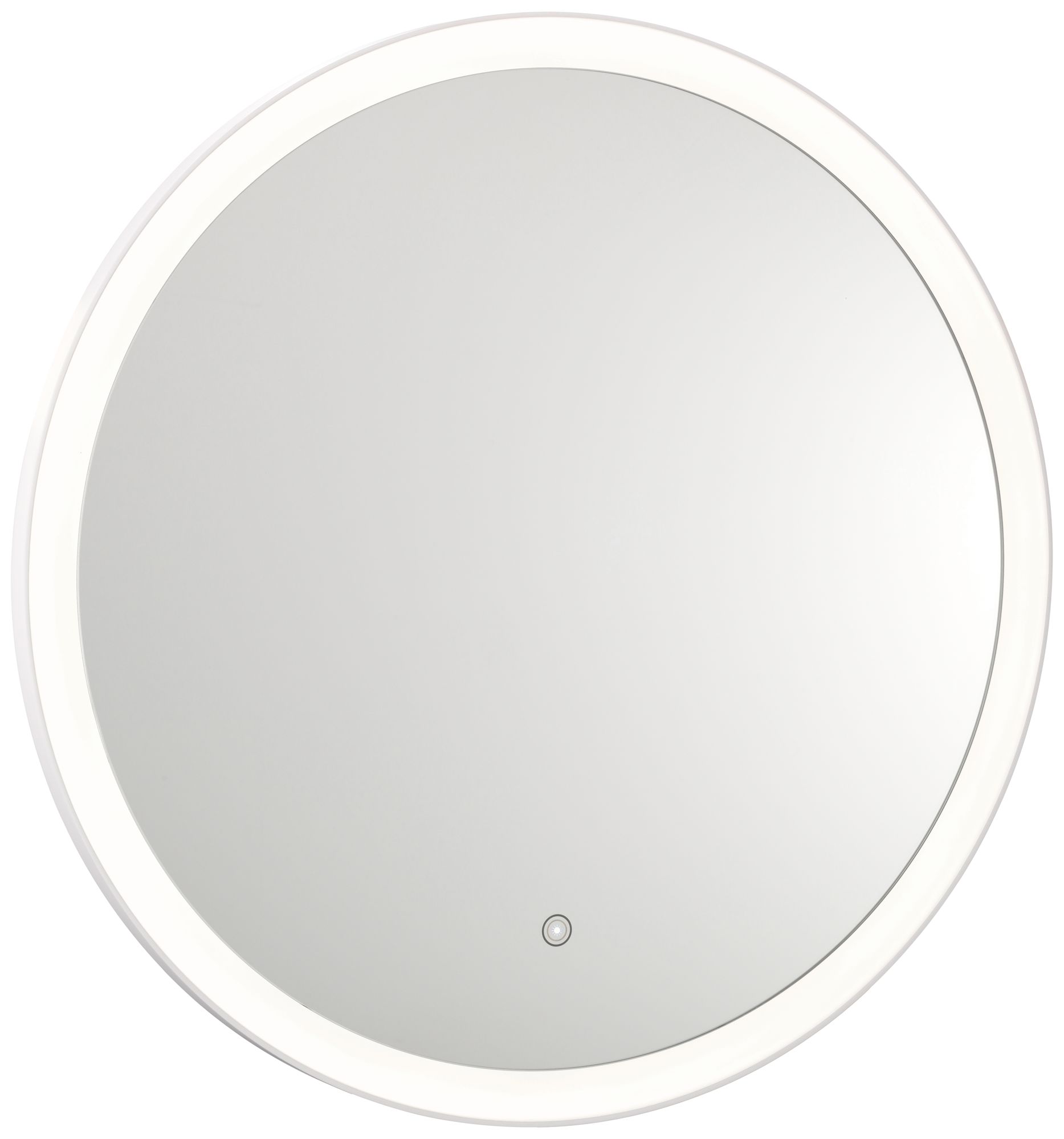 Grace Back-Lit Glass 31 1/2" Round 3500K LED Wall Mirror