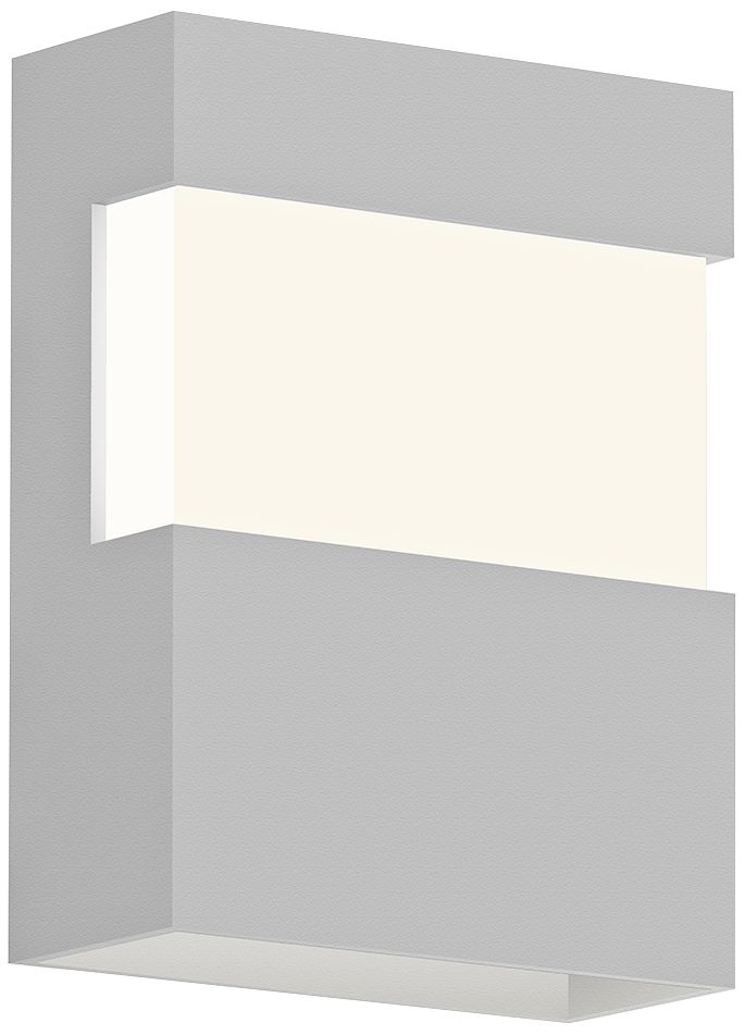 Sonneman Band 8" High Textured White LED Outdoor Wall Light