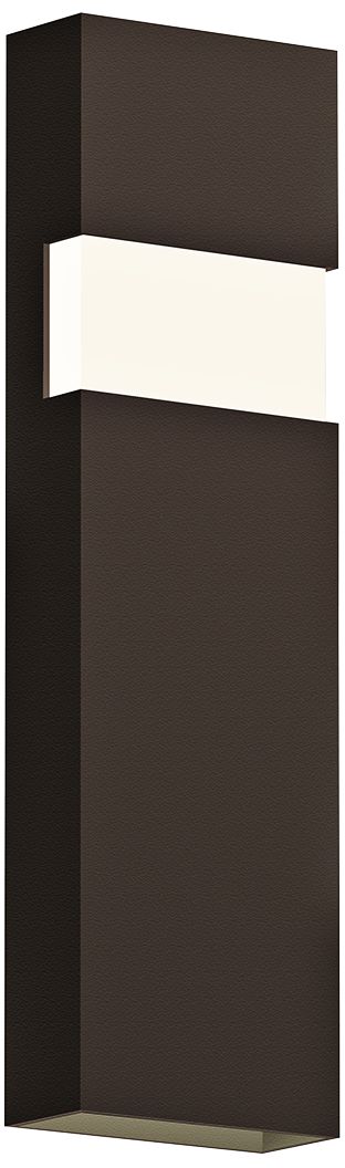 Sonneman Band 21"H Textured Bronze LED Outdoor Wall Light
