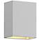 Sonneman Box 4 1/2"H Textured White LED Outdoor Wall Light