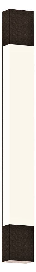 Box Column 32" High Textured Bronze LED Outdoor Wall Light