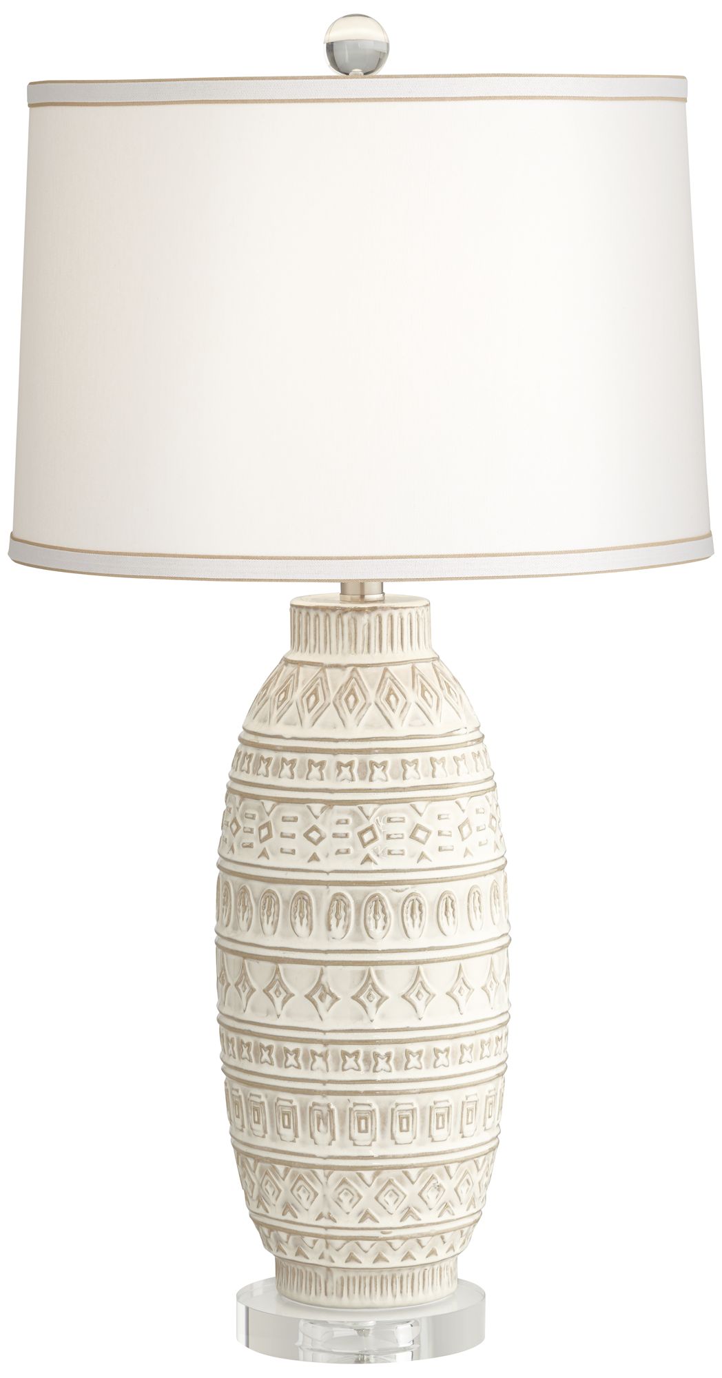 Cullen Almond Ceramic Table Lamp