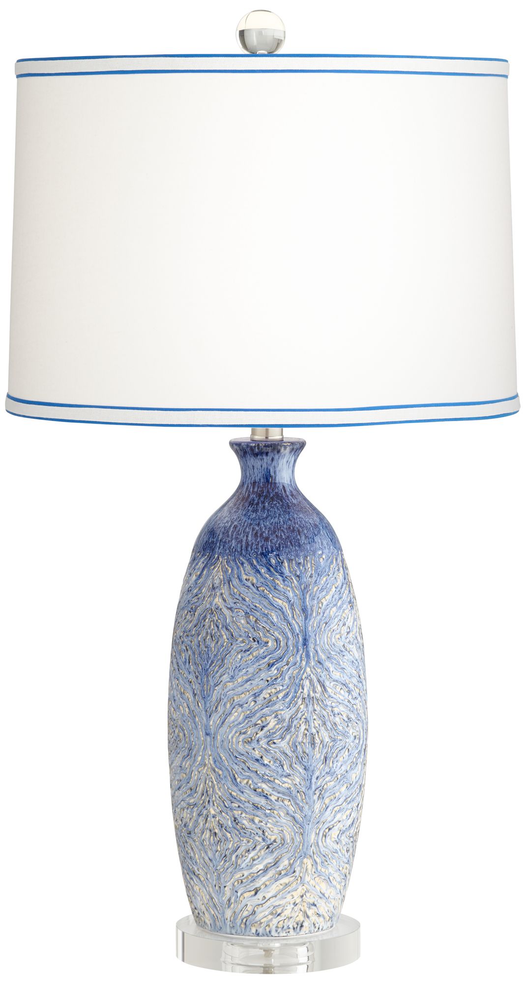 Halsted Blue Ceramic Table Lamp