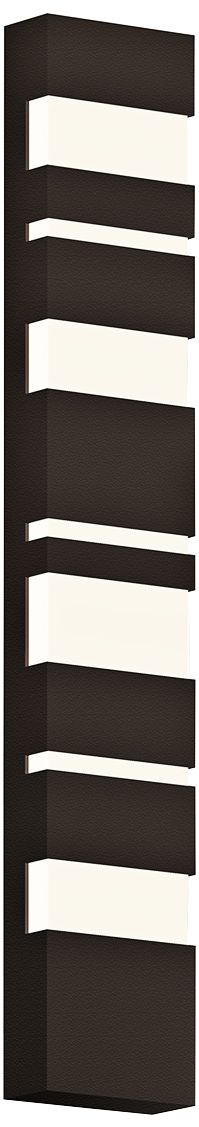 Jazz Notes 36" High Textured Bronze LED Outdoor Wall Light