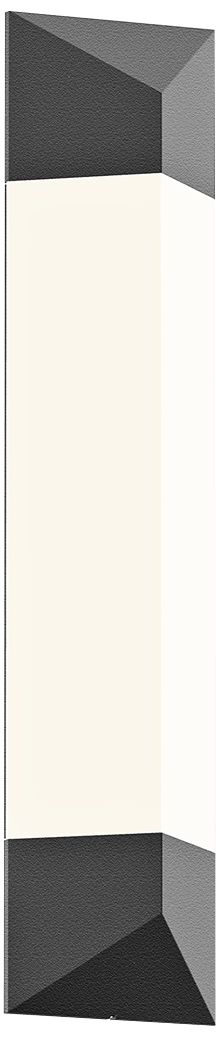 Sonneman Triform 24"H Textured Gray LED Outdoor Wall Light