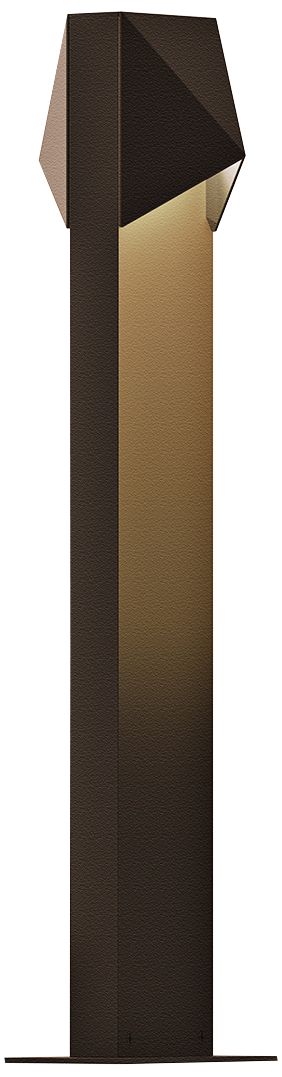 Triform Compact 22"H Bronze 2-Light LED Landscape Path Light