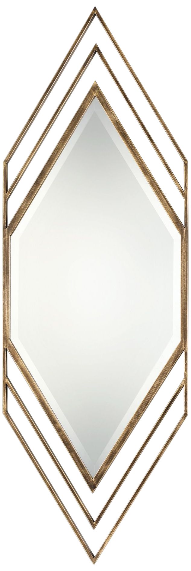 Uttermost Javon Golden Bronze 20" x 60" Wall Mirror