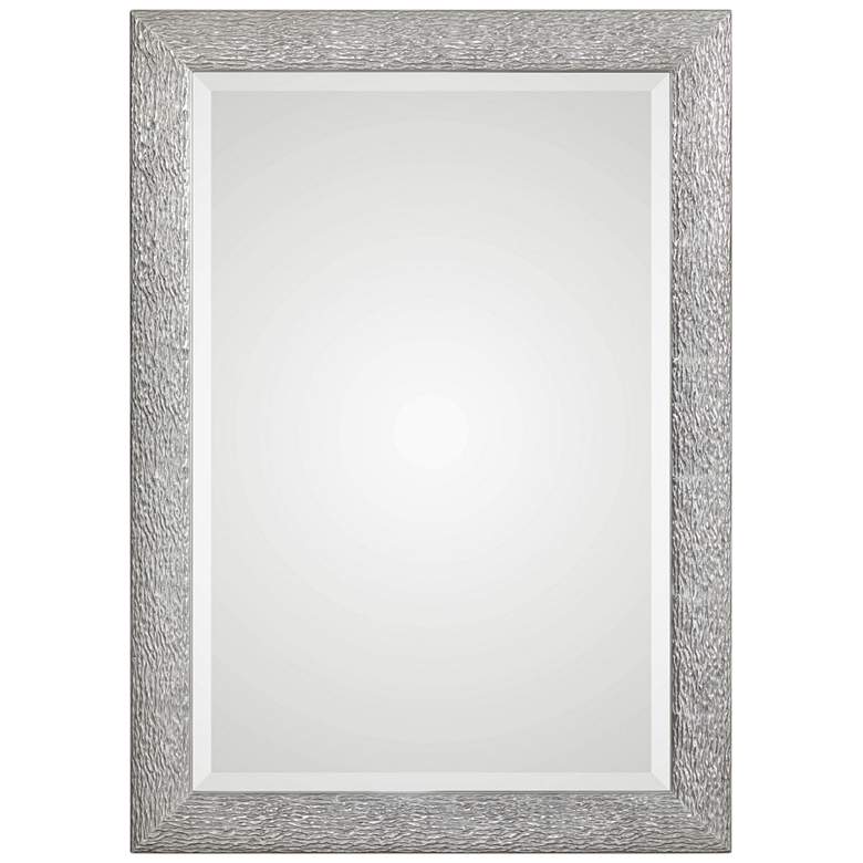 Mossley Metallic Silver 30&quot; x 42&quot; Framed Wall Mirror