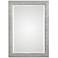 Mossley Metallic Silver 30" x 42" Framed Wall Mirror