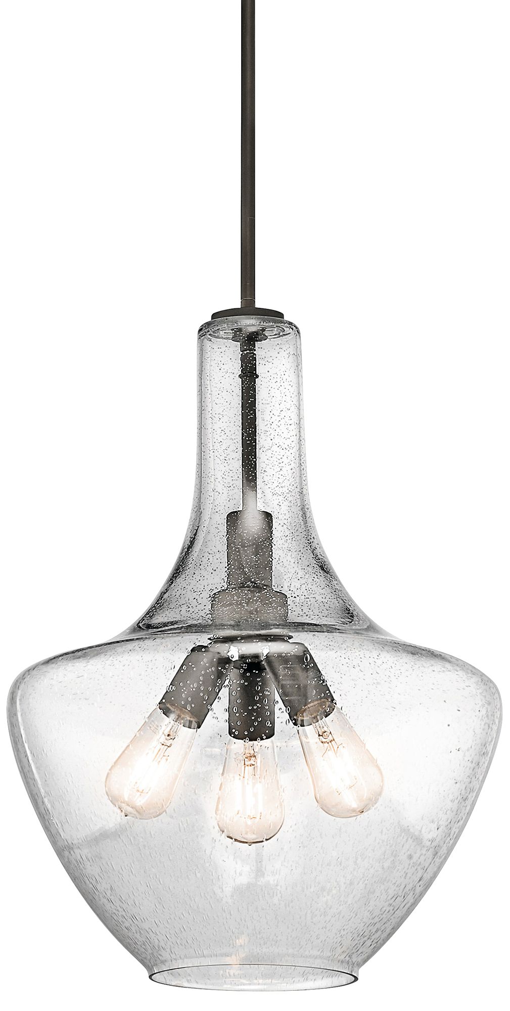 Kichler Everly 16" Wide Olde Bronze 3Light Pendant 40T47 Lamps Plus