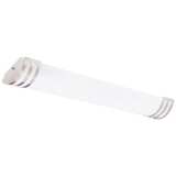 Saturn 48&quot; Wide Satin Nickel LED Puff Ceiling Light