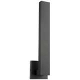 Edge 18 1/2&quot; High Black LED Outdoor Wall Light
