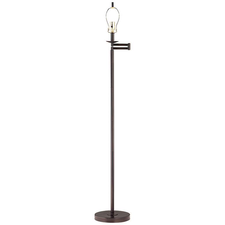 Bronze Swing Arm Floor Lamp Base