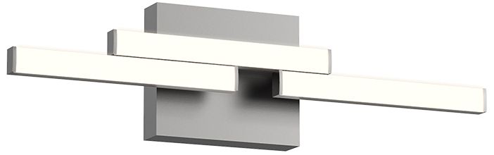 Kuzco Anello Minor Led 18-in Brushed Nickel Vanity Light