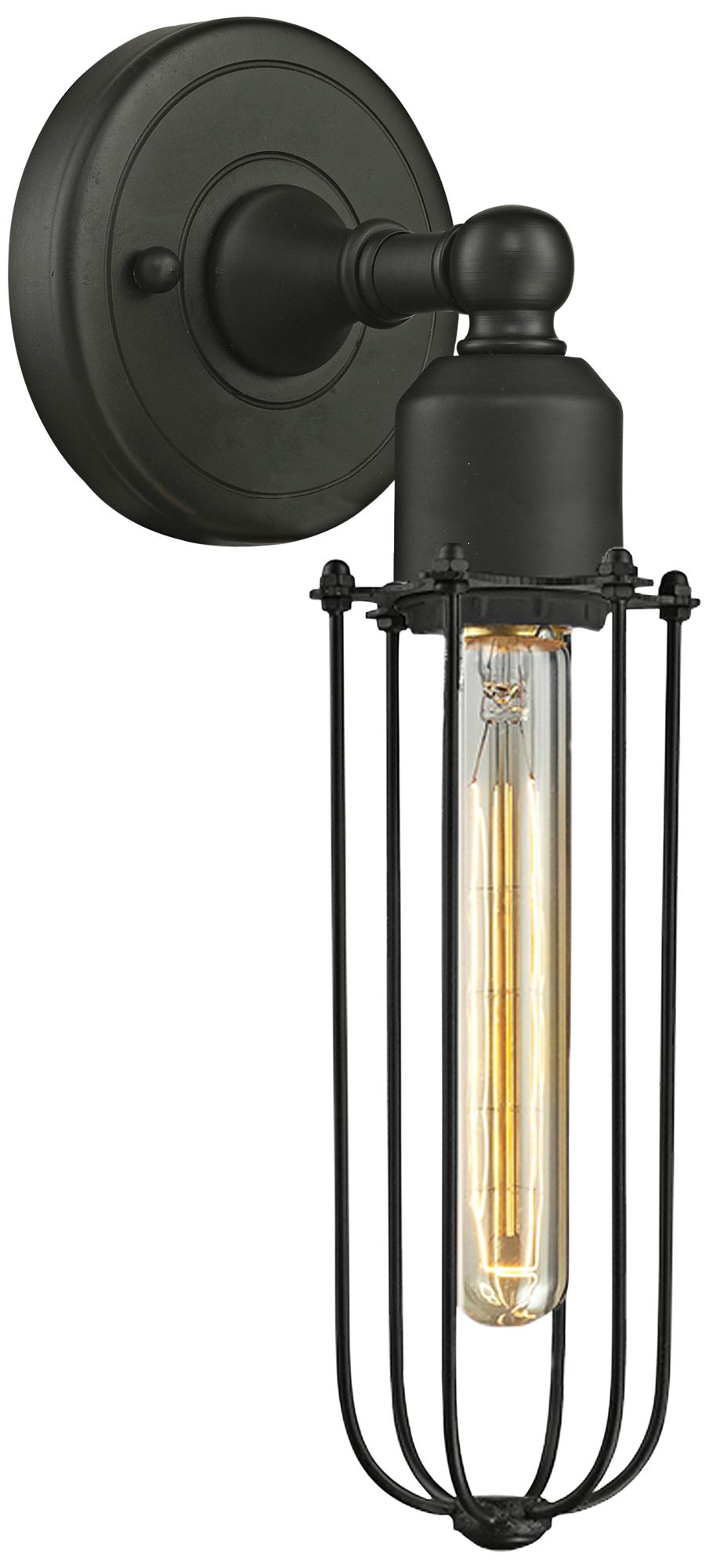 Muselet 13" High Oil-Rubbed Bronze T Wall Sconce