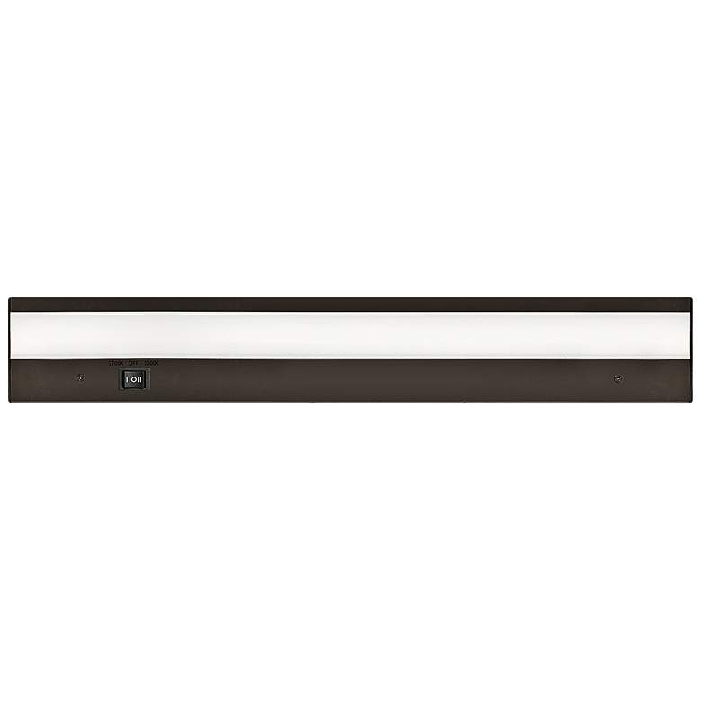 Image 1 WAC DUO 18" Wide Bronze LED Under Cabinet Light